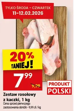 Zestaw rosołowy z kaczki promocja w Twój Market