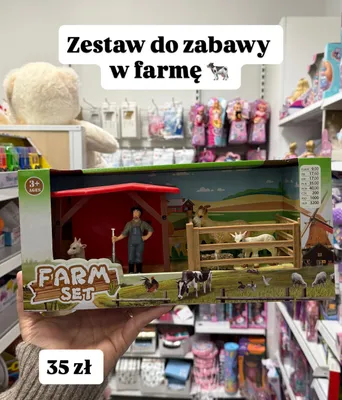 Zestaw do zabawy w farmę promocja w Pepco