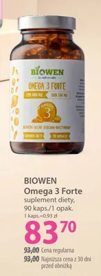 Suplement diety Omega 3 Forte promocja w Hebe