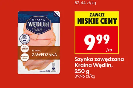 Szynka zawędzana Kraina Wędlin promocja w Biedronka