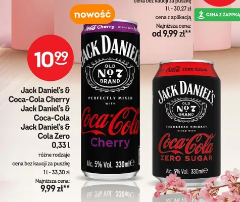 Whisky & Cola Zero promocja w Żabka