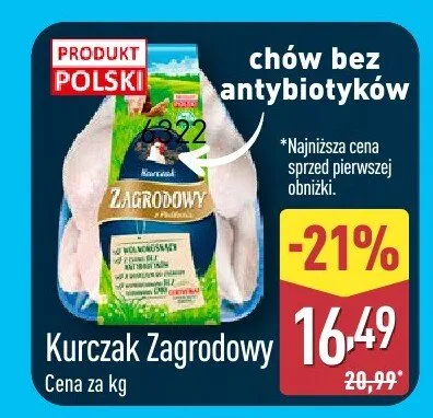 Kurczak zagrodowy promocja w Aldi