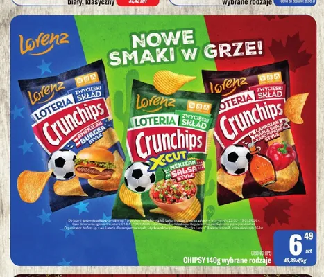 Chipsy Crunchips Canadian Maple & Sweet Chili Style promocja w Tomi Markt