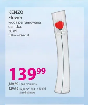 Woda perfumowana damska KENZO Flower promocja w Hebe