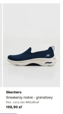 Sneakersy niskie Skechers granatowy promocja w Lounge by Zalando