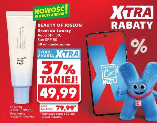 Krem do twarzy Aqua SPF 50 promocja w Kaufland