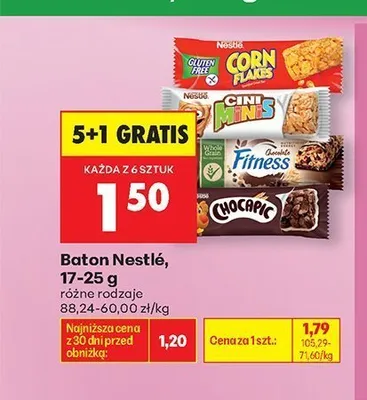 Baton Fitness Nestlé promocja w Biedronka