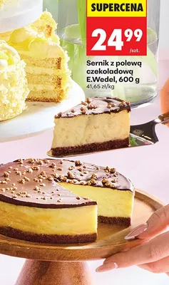 Sernik z polewą czekoladową promocja w Biedronka
