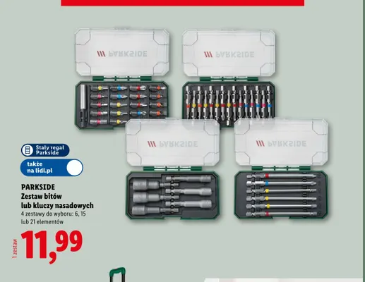 Zestaw bitów Parkside promocja w Lidl