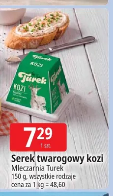 Serek twarogowy kozi Turek promocja w Leclerc
