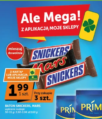 Baton Snickers promocja w Groszek