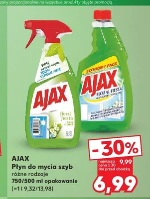 Płyn do mycia szyb Ajax Glass Cleaner promocja w Kaufland