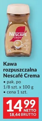 Kawa rozpuszczalna Nescafé Crema promocja w Makro