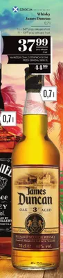 Whisky James Duncan Oak 3 Aged promocja w POLOmarket