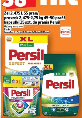 Żel/proszek/kapsułki do prania Persil promocja w TOPAZ