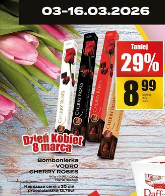 Bombonierka Vobro Cherry Roses promocja w Supeco