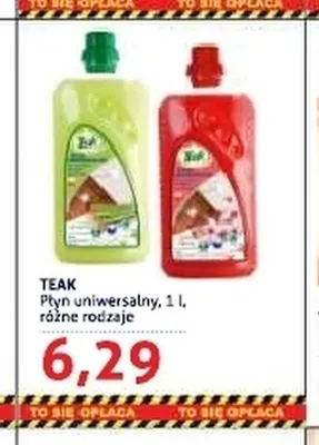 Płyn uniwersalny Teak promocja w Blue Stop