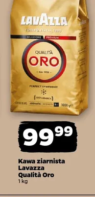 Kawa ziarnista Lavazza Qualità Oro promocja w Netto