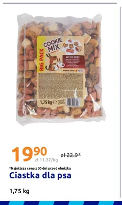 Ciastka dla psa promocja w Action