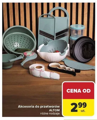 Akcesoria do przetworów ALTOM promocja w Carrefour