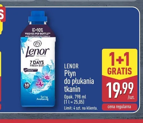 Płyn do płukania tkanin Lenor Spring Awakening promocja w Aldi