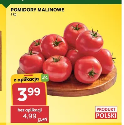 Pomidory malinowe promocja w Stokrotka