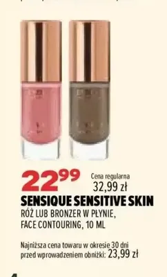 Róż w płynie Face Contouring Sensique Sensitive Skin promocja w Drogerie Natura