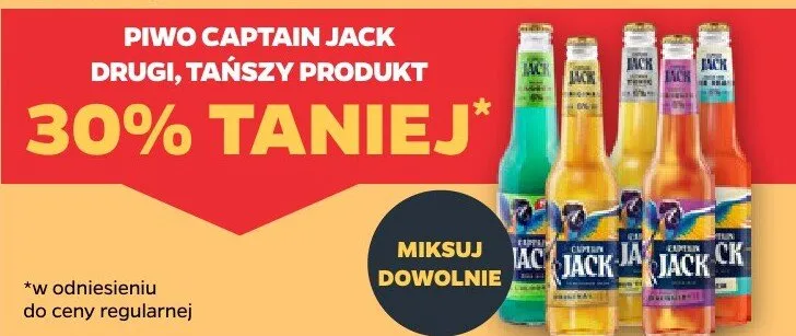 Piwo Captain Jack promocja w Netto