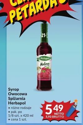 Syrop Owocowa Spiżarnia Herbapol promocja w Makro
