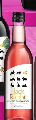 Wino różowe Jack Rabbit White Zinfandel promocja w Żabka