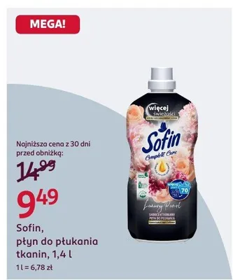 Płyn do płukania tkanin promocja w Rossmann