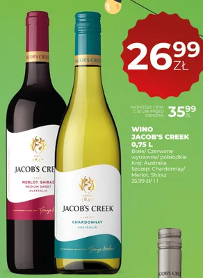 Wino JACOB'S CREEK promocja w Duży Ben