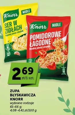 Zupa błyskawicza Nudle wybrane rodzaje promocja w ABC