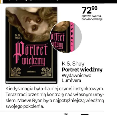 Książka Portret wiedźmy K.S. Shay promocja w Empik