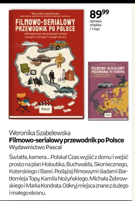 Filmowo-serialowy przewodnik po Polsce Weronika Szabelewska Pascal promocja w Empik