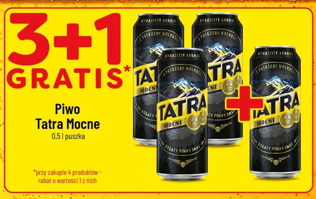 Piwo Tatra Mocne promocja w POLOmarket