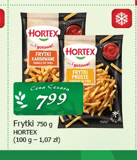 Frytki proste Hortex promocja w CEZAR Delikatesy