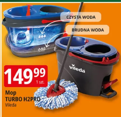 Mop TURBO H2PRO promocja w Leclerc
