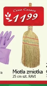 Miotła zmiotka 25 cm Ravi promocja w CEZAR Delikatesy