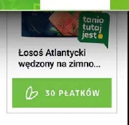 Łosoś Atlantycki wędzony na zimno promocja w Stokrotka
