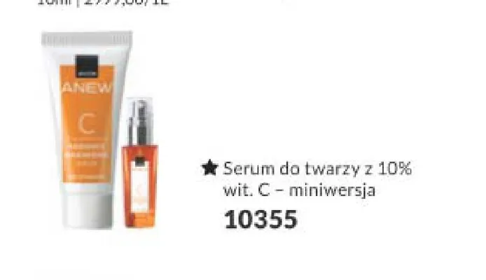 Serum do twarzy z 10% wit. C miniwersja Anew promocja w AVON