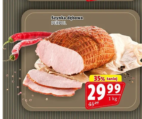 Szynka dębowa Pekpol promocja w Prim Market