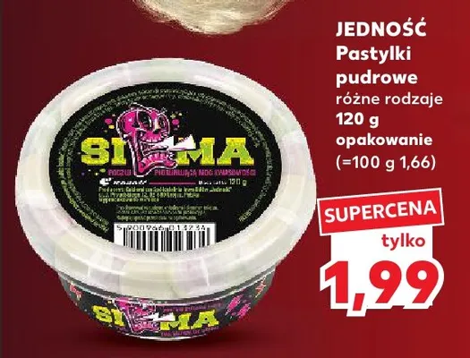 Pastylki pudrowe Jedność promocja w Kaufland