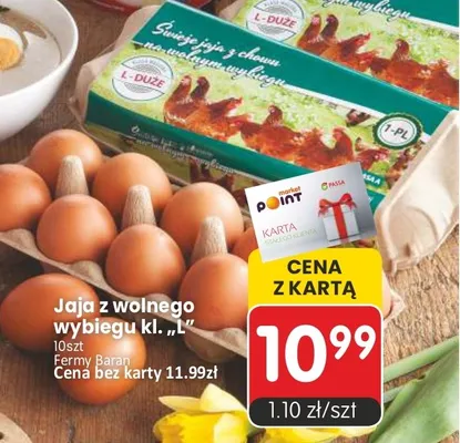 Jaja z wolnego wybiegu kl. "L" promocja w Market Point