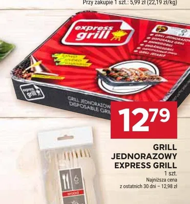 Grill jednorazowy Express Grill promocja w Stokrotka
