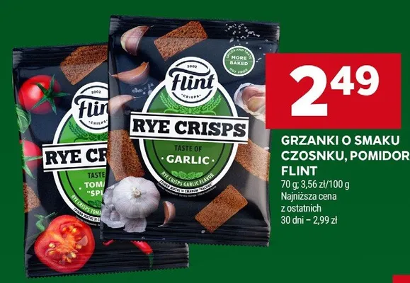 Grzanki Flint promocja w Stokrotka