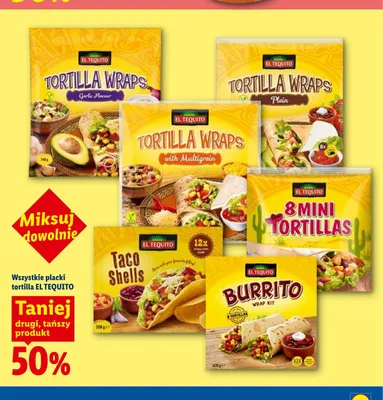 Placki tortilla El Tequito promocja w Lidl