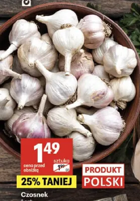 Czosnek promocja w Delikatesy Centrum
