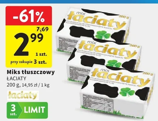 Miks tłuszczowy Łaciaty promocja w Intermarche