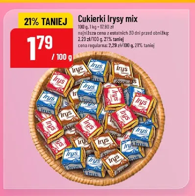 Cukierki Irysy mix promocja w POLOmarket